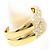 Autre Marque Ringband aus 18K Gelbgold mit Diamant Golden - Ansicht 3