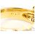 Autre Marque Ringband aus 18K Gelbgold mit Diamant Golden - Ansicht 6