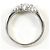 Autre Marque Eleganter Platin-Diamant-Bandring - Ansicht 3