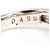 Autre Marque Eleganter Platin-Diamant-Bandring - Ansicht 6