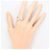 Autre Marque PT900 Platin-Ehering mit Diamant - Ansicht 7