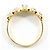 Autre Marque Anello a fascia in oro 18K con diamante D'oro - vista 3