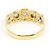 Autre Marque Anello a fascia in oro 18K con diamante D'oro - vista 4