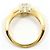 Autre Marque Goldbandring aus 18K Gold mit Diamant Golden - Ansicht 3