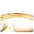 Autre Marque Goldbandring aus 18K Gold mit Diamant Golden - Ansicht 6
