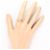 Autre Marque Goldbandring aus 18K Gold mit Diamant Golden - Ansicht 7