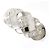 Autre Marque Platin-Bandring mit Diamant