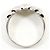 Autre Marque Platin-Bandring mit Diamant - Ansicht 3
