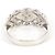 Autre Marque Platin-Bandring mit Diamant - Ansicht 4