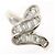Autre Marque Platin-Bandring mit Diamant