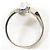 Autre Marque Platin-Bandring mit Diamant - Ansicht 3