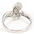 Autre Marque Platin-Bandring mit Diamant - Ansicht 4