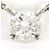 Autre Marque Collana in platino PT850 con diamante