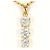 Autre Marque Collana in oro giallo 18K con diamante D'oro