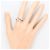 Autre Marque Bandring aus 18K Weißgold mit schwarzem Diamanten Golden - Ansicht 7