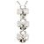 Autre Marque Collana elegante in oro bianco D'oro