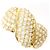 Autre Marque Anello fede in oro giallo 18K e diamanti D'oro