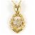Autre Marque Collana in oro giallo 18K con diamante D'oro