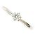 Autre Marque PT900 Platin-Ehering mit Diamant