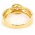 Autre Marque Ringband aus 18K Gelbgold mit Diamant Golden - Ansicht 4