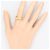 Autre Marque Ringband aus 18K Gelbgold mit Diamant Golden - Ansicht 7