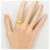 Autre Marque Ringband aus 18K Gelbgold mit Naturstein Golden - Ansicht 5