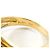 Autre Marque Ehering aus 18K Gelbgold und Platin mit Diamant Golden - Ansicht 5