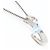 Autre Marque Collana in oro bianco 18K con diamante blu trattato D'oro - vista 2