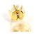 Autre Marque Orecchini a lobo in oro giallo 18K e diamanti D'oro - vista 5