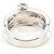 Autre Marque Anillo alianza en oro blanco 18K con diamantes marrones Dorado - vista 4
