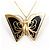 Autre Marque Collana in oro giallo 18K con onice Nero