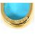 Autre Marque Collana in oro giallo 18K con turchese e diamante D'oro - vista 4
