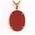 Autre Marque Collar de oro amarillo 18K con camafeo de piedra Dorado - vista 3