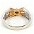 Autre Marque Anello fede elegante in oro 18K e platino D'oro - vista 4
