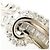 Autre Marque Platin-Ehering mit Diamant - Ansicht 2