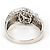 Autre Marque Platin-Ehering mit Diamant - Ansicht 4