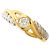 Autre Marque Ehering aus 18K Platin und Gelbgold mit Diamant Golden