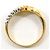 Autre Marque Ehering aus 18K Platin und Gelbgold mit Diamant Golden - Ansicht 3