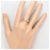 Autre Marque Ehering aus 18K Platin und Gelbgold mit Diamant Golden - Ansicht 7