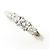 Autre Marque PT900 Platin-Bandring mit Diamant