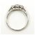 Autre Marque PT900 Platin-Bandring mit Diamant - Ansicht 3