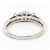 Autre Marque PT900 Platin-Bandring mit Diamant - Ansicht 4