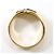 Autre Marque Eleganter Ring aus 18K Gold mit Diamant Golden - Ansicht 3