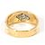 Autre Marque Eleganter Ring aus 18K Gold mit Diamant Golden - Ansicht 4