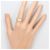 Autre Marque Eleganter Ring aus 18K Gold mit Diamant Golden - Ansicht 6