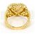 Autre Marque Goldbandring 18K mit Diamant Weiß Golden - Ansicht 4