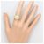 Autre Marque Goldbandring 18K mit Diamant Weiß Golden - Ansicht 6