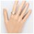 Autre Marque Platin-Ring mit Diamant - Ansicht 7