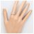 Autre Marque PT900 Platin-Bandring mit Diamant - Ansicht 7