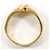 Autre Marque Anello fede in oro giallo 18K e platino con diamante D'oro - vista 3